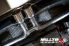 Non-resonated (louder) Cat Back Exhaust System with Polished Trims
