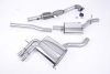 Resonated (Quieter) Turbo-Back Exhaust System with Hi-Flow Sports Catalyst with Polished Trims