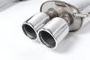 Resonated (Quieter) Cat-Back Exhaust System with Polished Trims (For Manual Models)