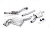 Turbo-Back Exhaust System with Hi-Flow Sports Catalyst with Polished Trims