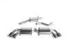 Resonated (Quieter) Cat-Back Exhaust System with Quad Polished Trims