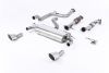 Resonated (Quieter) Turbo-Back Exhaust System with 200 CPSI Hi-Flow Sports Catalyst & Dual DTM Trims