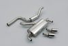 Resonated (Quieter) Cat-Back Exhaust System with Dual DTM Trims