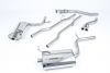 Non-Resonated (Louder) Cat-Back Exhaust System with 100mm Polished Trims