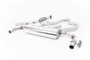 Cat-Back Exhaust System with Polished GT-115 Trims - Removes OPF