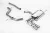 Non-Resonated (Louder) Cat-Back Exhaust System with Twin Polished Trims
