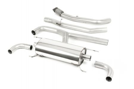 Non-Valved & Non-Resonated (Louder) Cat-Back Exhaust System - Uses OE Trims