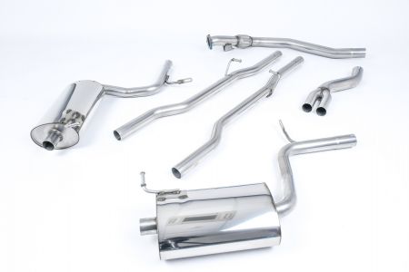 Audi A4 1.8T B6 Quattro Cabriolet 2001-2005 Cat-back Exhaust Audi A4 1.8T B6 Quattro Cabriolet 2001-2005 Cat-back Exhaust