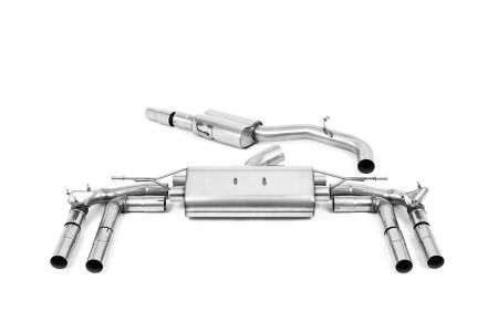 Audi S3 2.0TFSI Quattro Saloon/Sedan 310PS 8Y (OPF/GPF Models) 2020-2024 Large-bore Downpipe and De-cat Exhaust