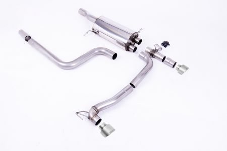 GPF Back Maxton Designs Dual Outlet System with Titanium GT-100 Trims