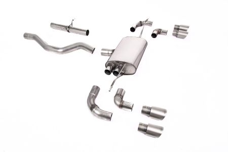 OPF/GPF Back System Non Resonated (Louder) with GT-90 Titanium Trims