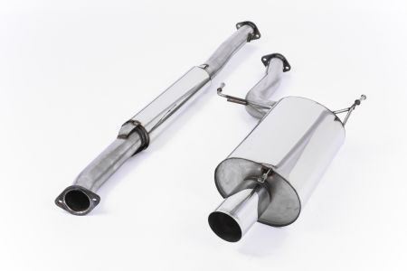 Cat Back Exhaust System with Polished Trim