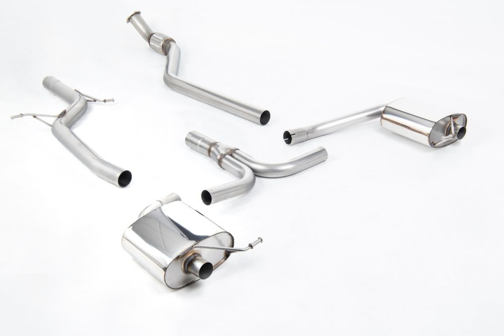 Non-Resonated (Louder) Cat-Back Exhaust Systems with Tips
