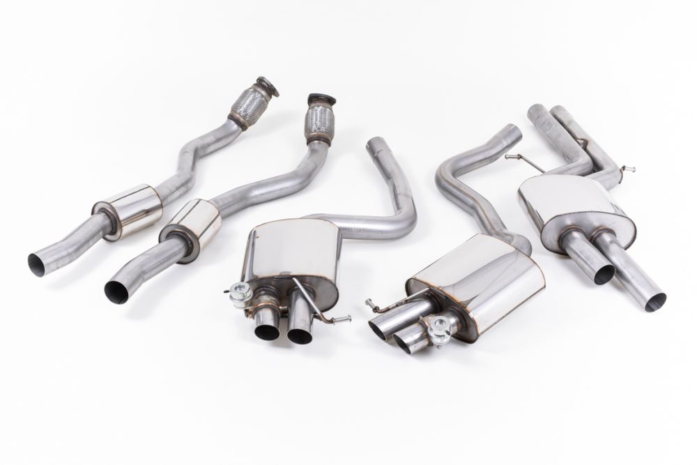 Resonated Cat-Back Exhaust System - Uses OE Trims