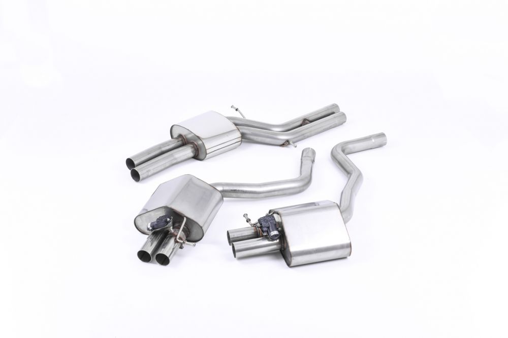 Road+ Cat-Back Exhaust System - Fits OE Tips