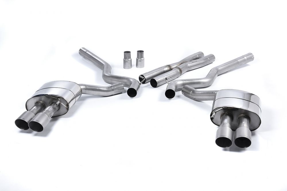 Non-Resonated (Louder) Cat-Back Exhaust System (For Roush Valance)
