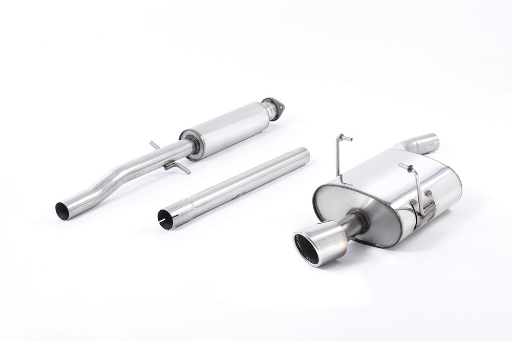 Cat-Back Exhaust System with Polished Trim