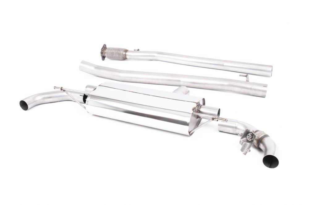 Valved Cat-Back Exhaust System with GPF Delete - Uses OE Trims