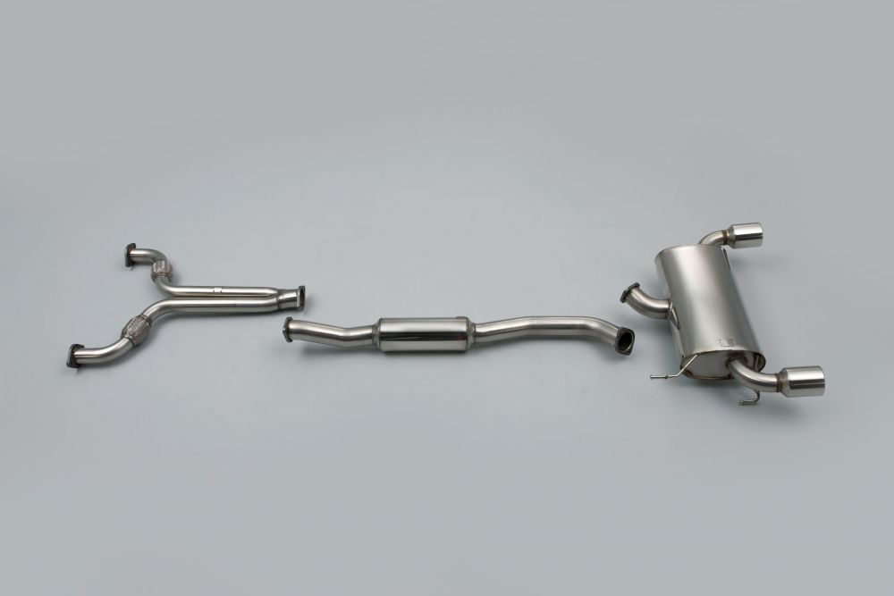 Cat-Back Exhaust System with Polished Trims