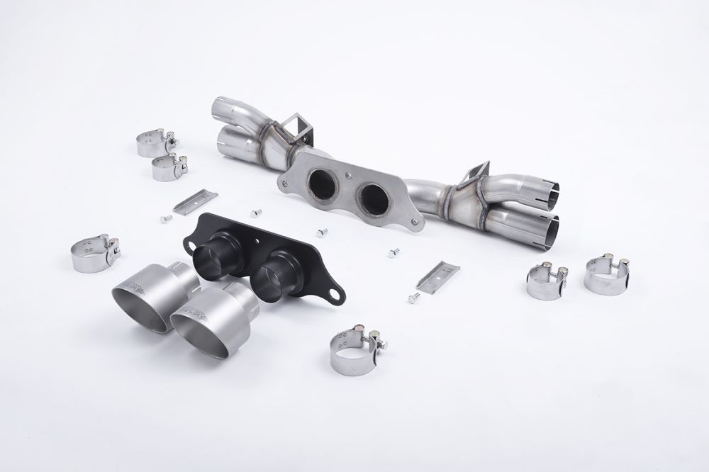 Cat-Back Exhaust System with Titainium GT-100 Trims