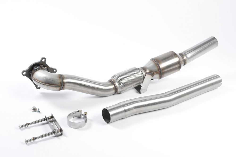 Stainless Steel Cast Downpipe with Race Cat (For Milltek 3" Cat-Back)
