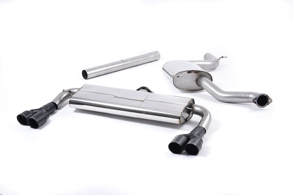 Resonated (Quieter) Cat-Back Exhaust Systems with Front Silencer Delete