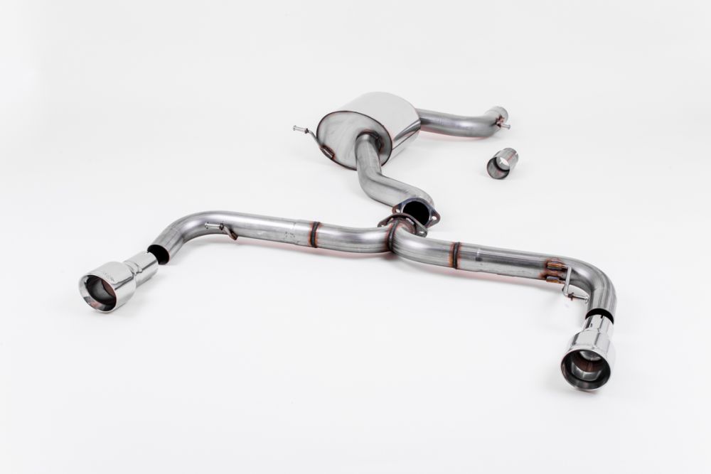 Non-Resonated (Louder) Cat-Back Exhaust System For OE Downpipe