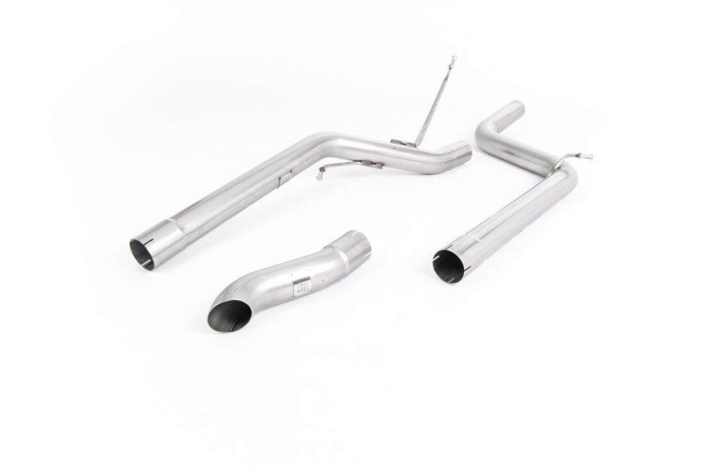 Non-Resonated (Louder) DPF-Back Exhaust System with Discrete Tip