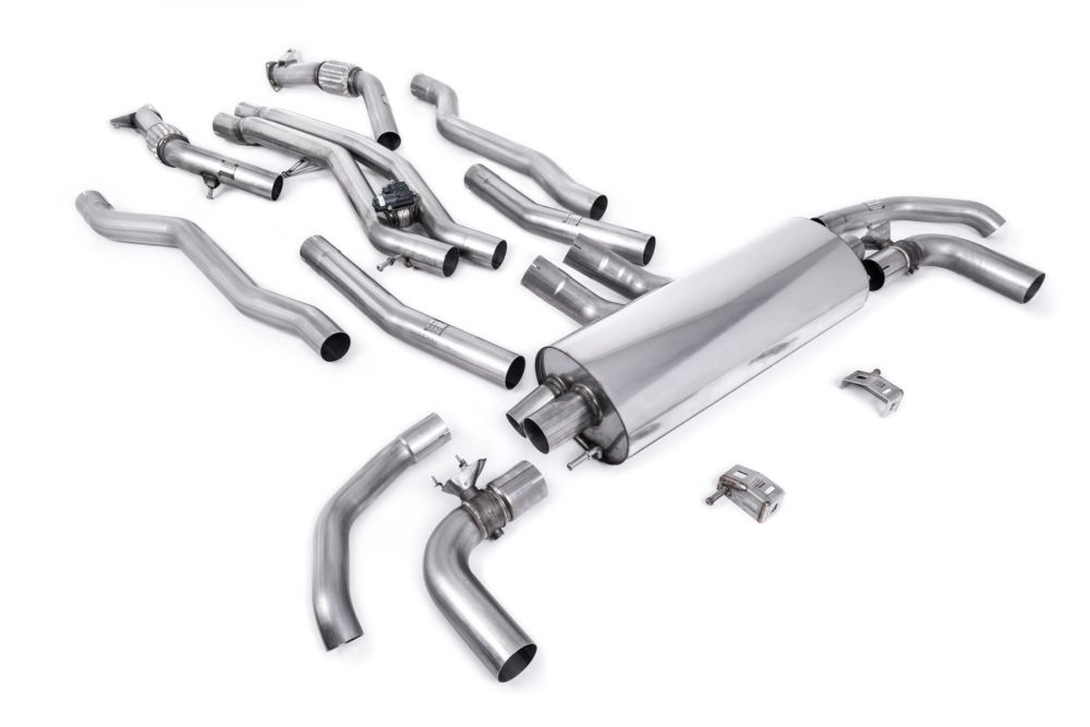 Non Resonated (Loudest) OPF/GPF Back Exhaust System - Fits to OE Tailpipes