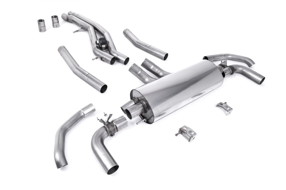 Front Pipe Back Exhaust System - Fits to OE Tailpipes