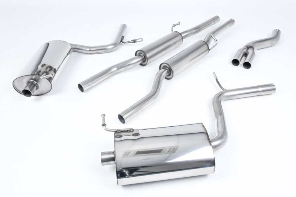 Resonated (Quieter) Cat-Back Exhaust System with GT100 Trims (For Tiptronic Models)