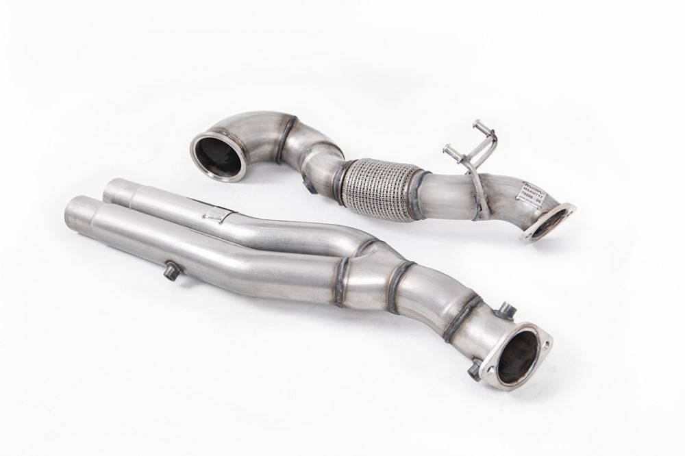 Large Bore Downpipe with Catalyst Delete