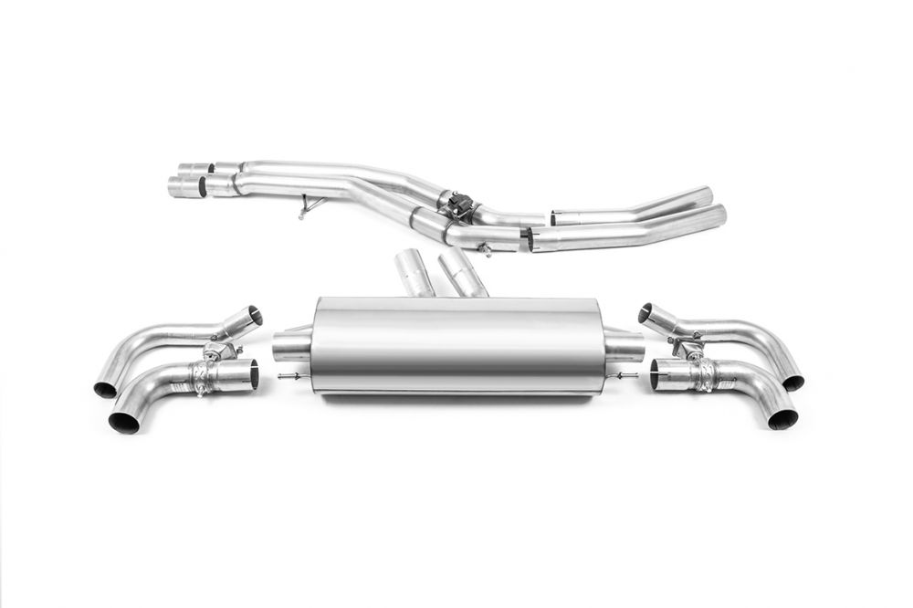 Front Pipe Back Exhaust - Uses OE Trims