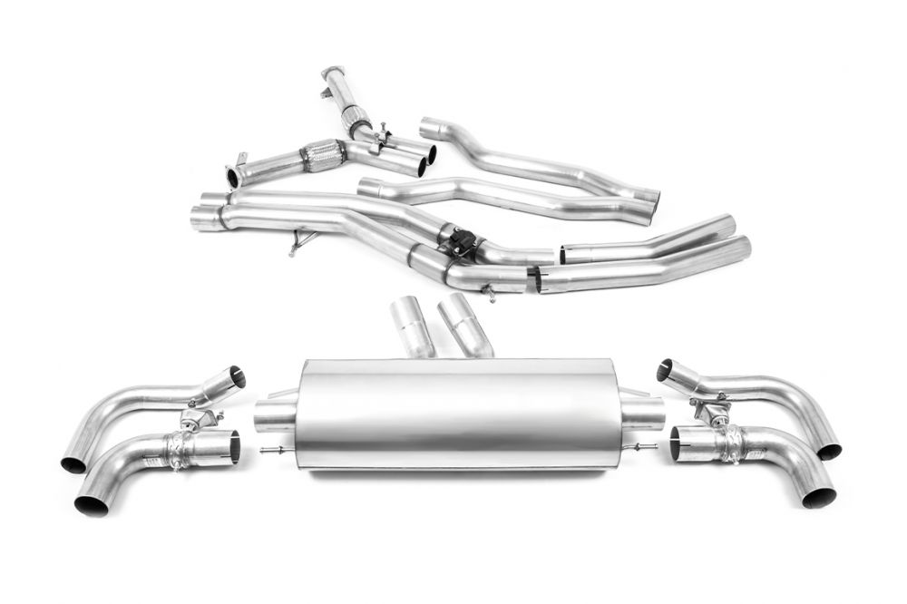 Non-Resonated (Louder) OPF Back Exhaust - Uses OE Trims