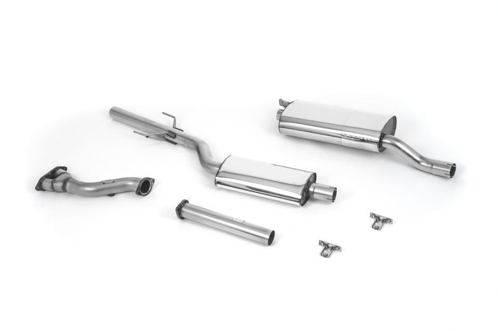 Manifold Back-Exhaust System with Non-Resonated Catalyst Delete & OE Style Trims