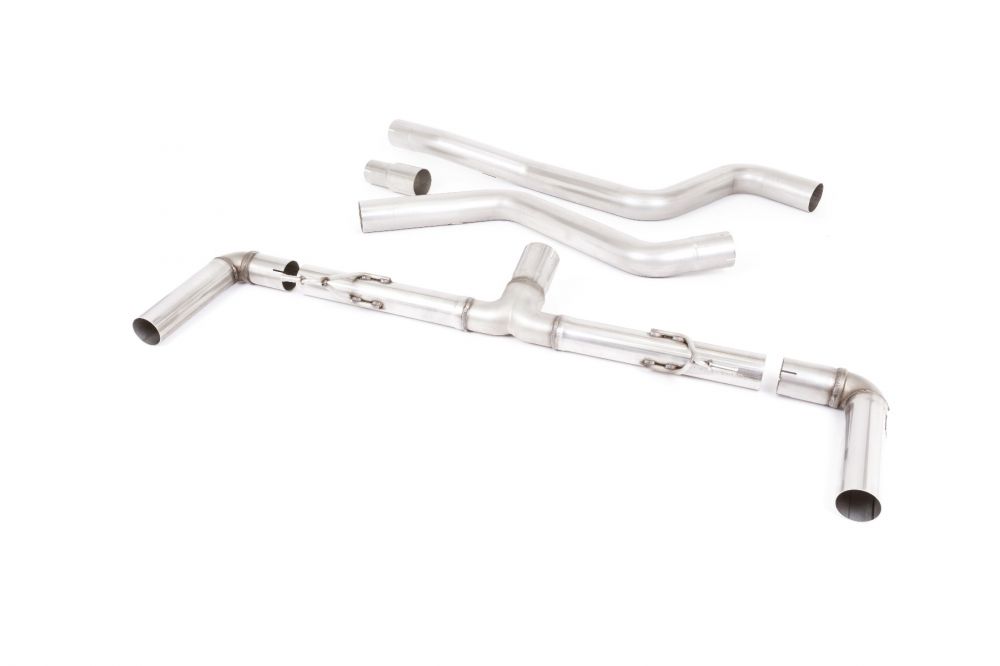 Race (Louder) GPF Back Exhaust System with Carbon JET-115 Trims