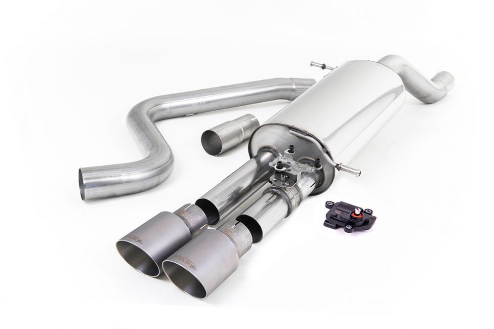 GPF Back Exhaust System with Titanium GT-90 Trims