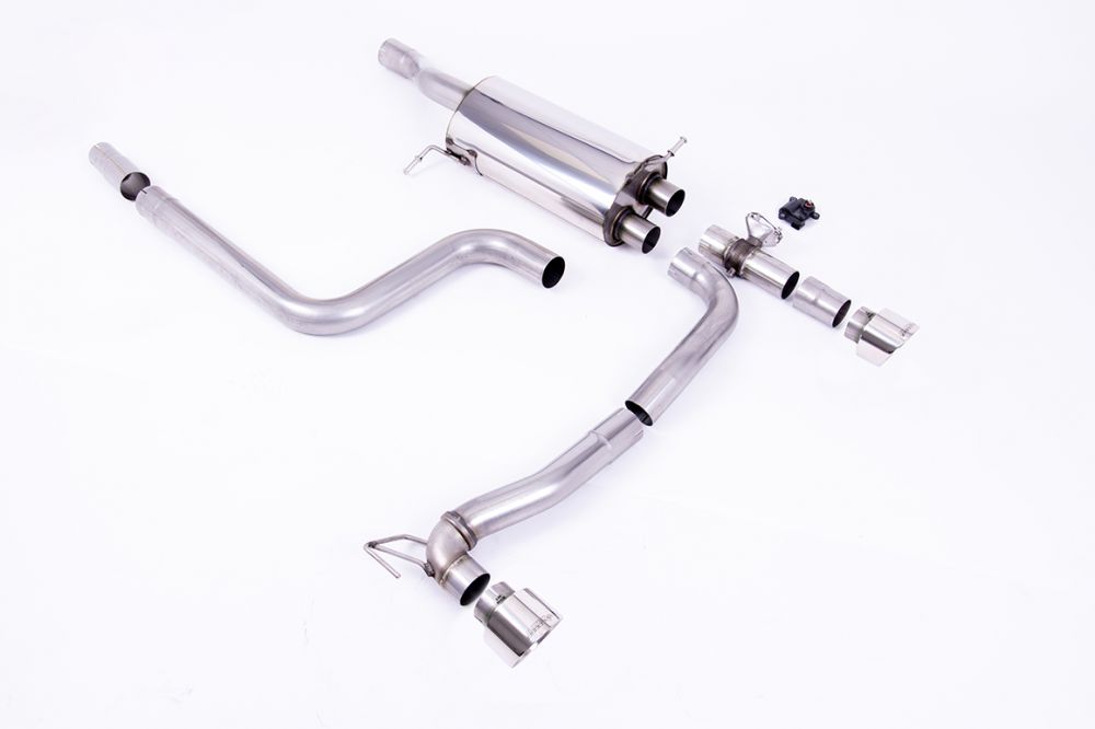GPF Back Maxton Designs Dual Outlet System with Polished GT-100 Trims