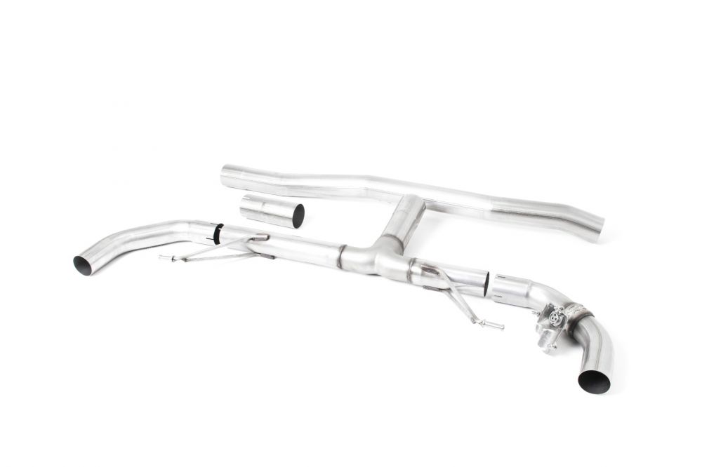 Valved GPF/OPF Back Race Exhaust System - Uses OE Trims