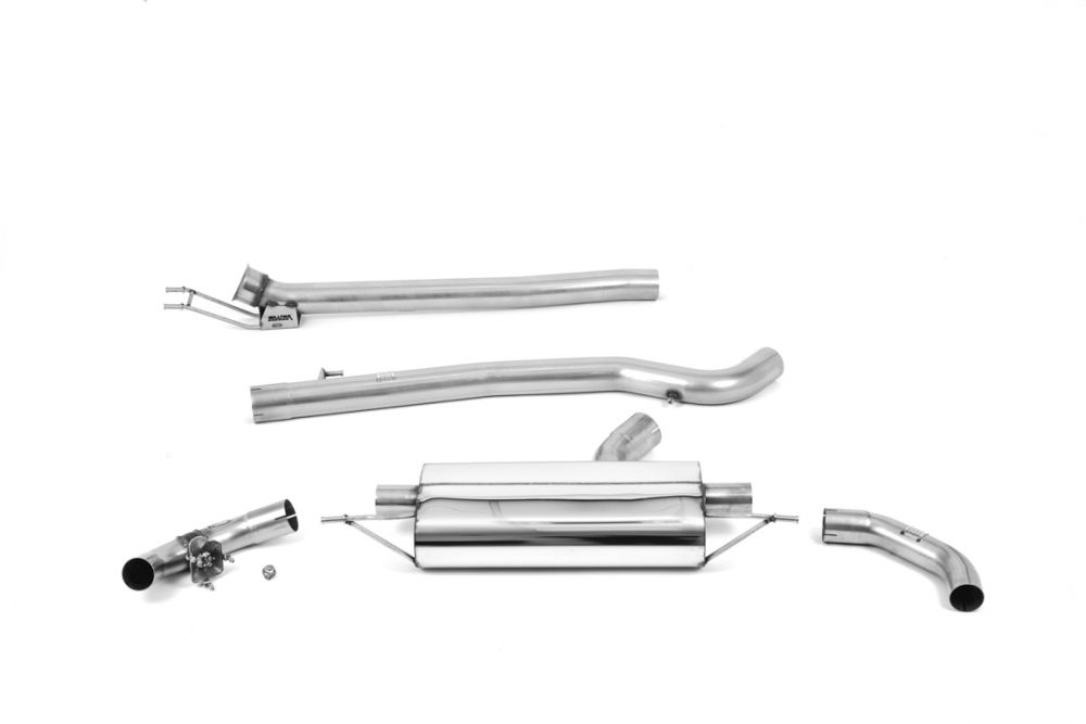 Non-Resonated (Louder) GPF Back Exhaust System - Uses OE Trims