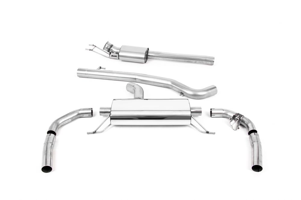 Resonated OPF Back Exhaust System - Uses OE Tips