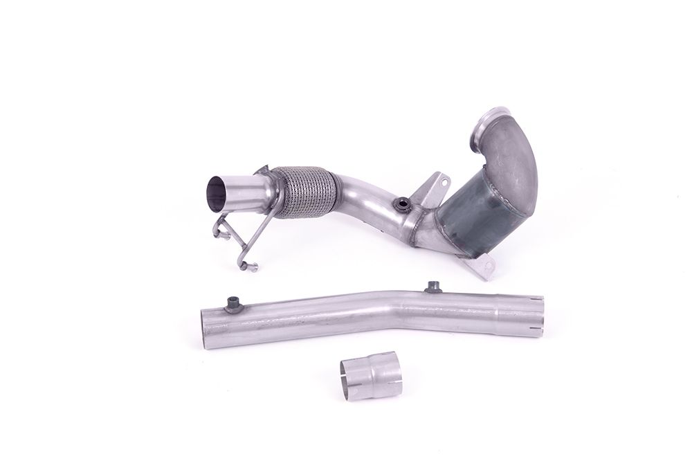 Non-Resonated (Louder) Downpipe with Hi-Flow Sports Cat - For OE Cat-Back