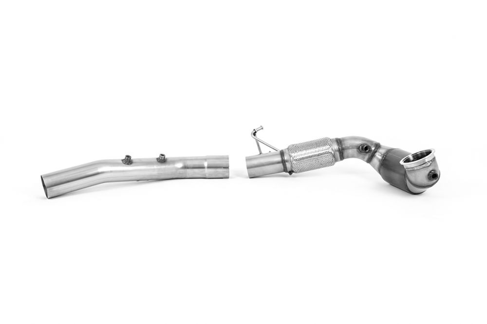 Large Bore Downpipe with Race Cat (For Milltek OPF-Back)
